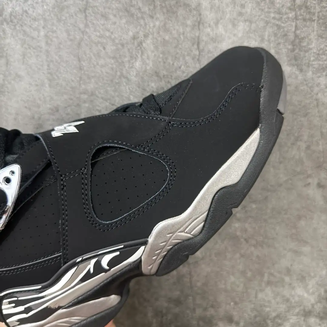 Air Jordan 8 Retro “Chrome” Sneakers - Image 6