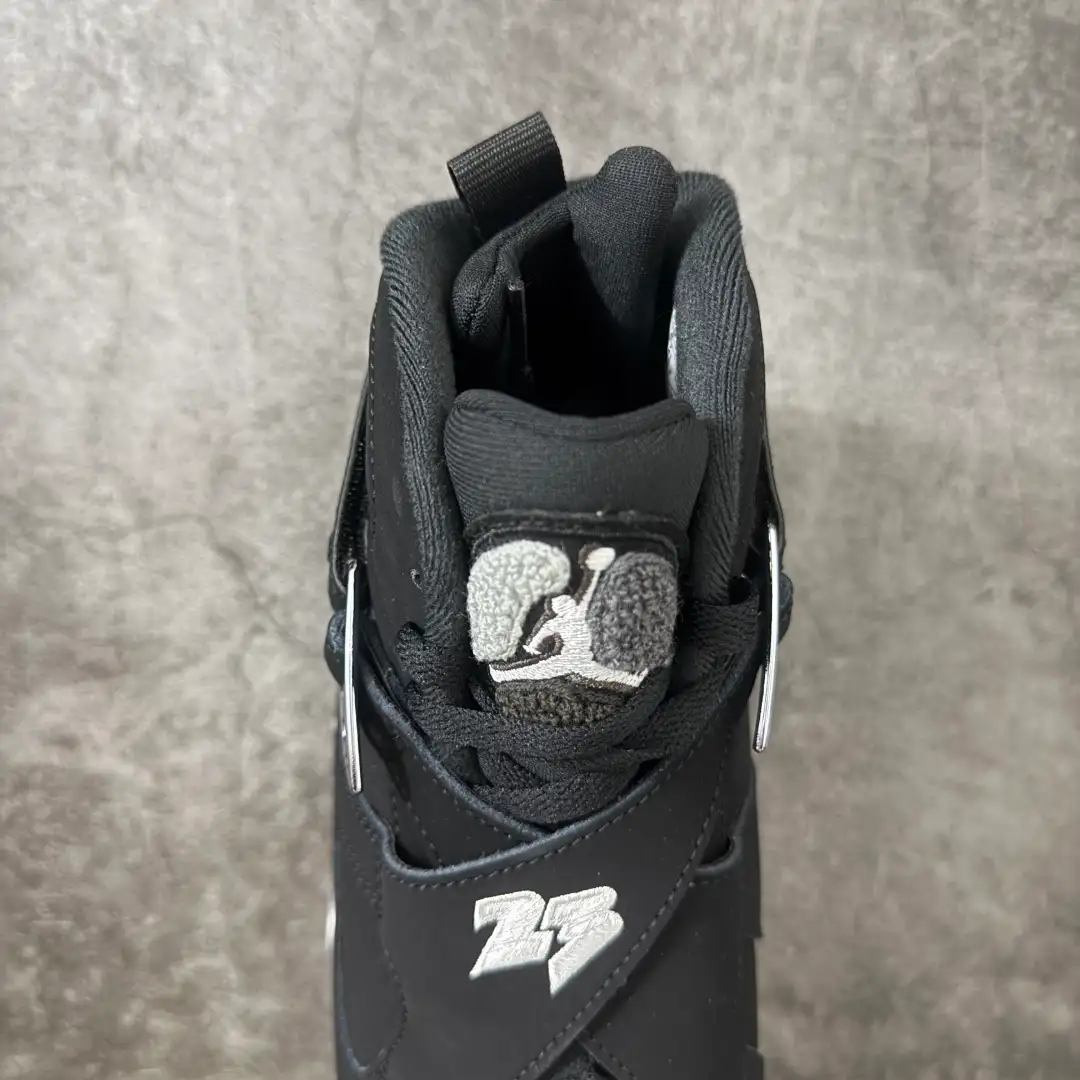Air Jordan 8 Retro “Chrome” Sneakers - Image 7