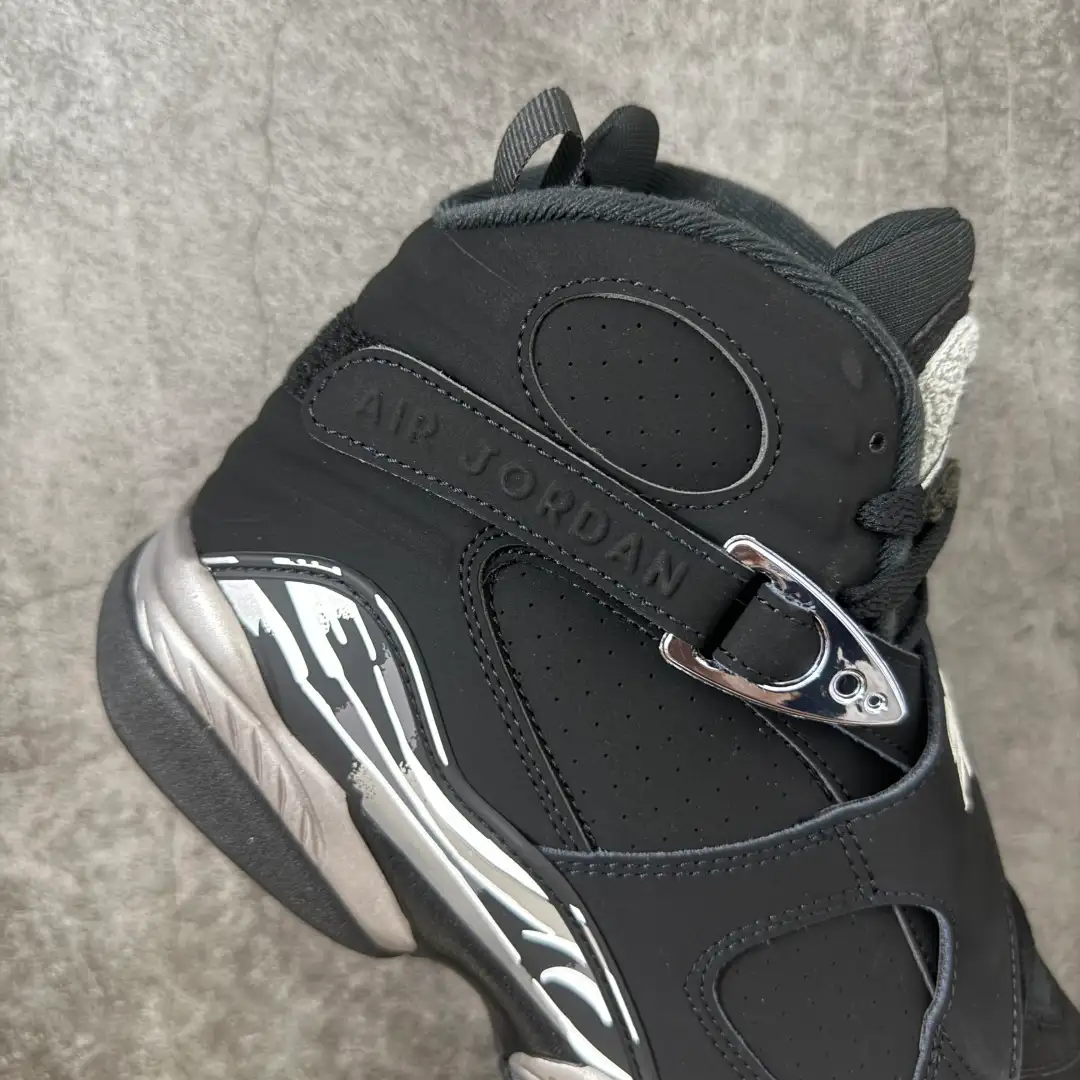 Air Jordan 8 Retro “Chrome” Sneakers - Image 8