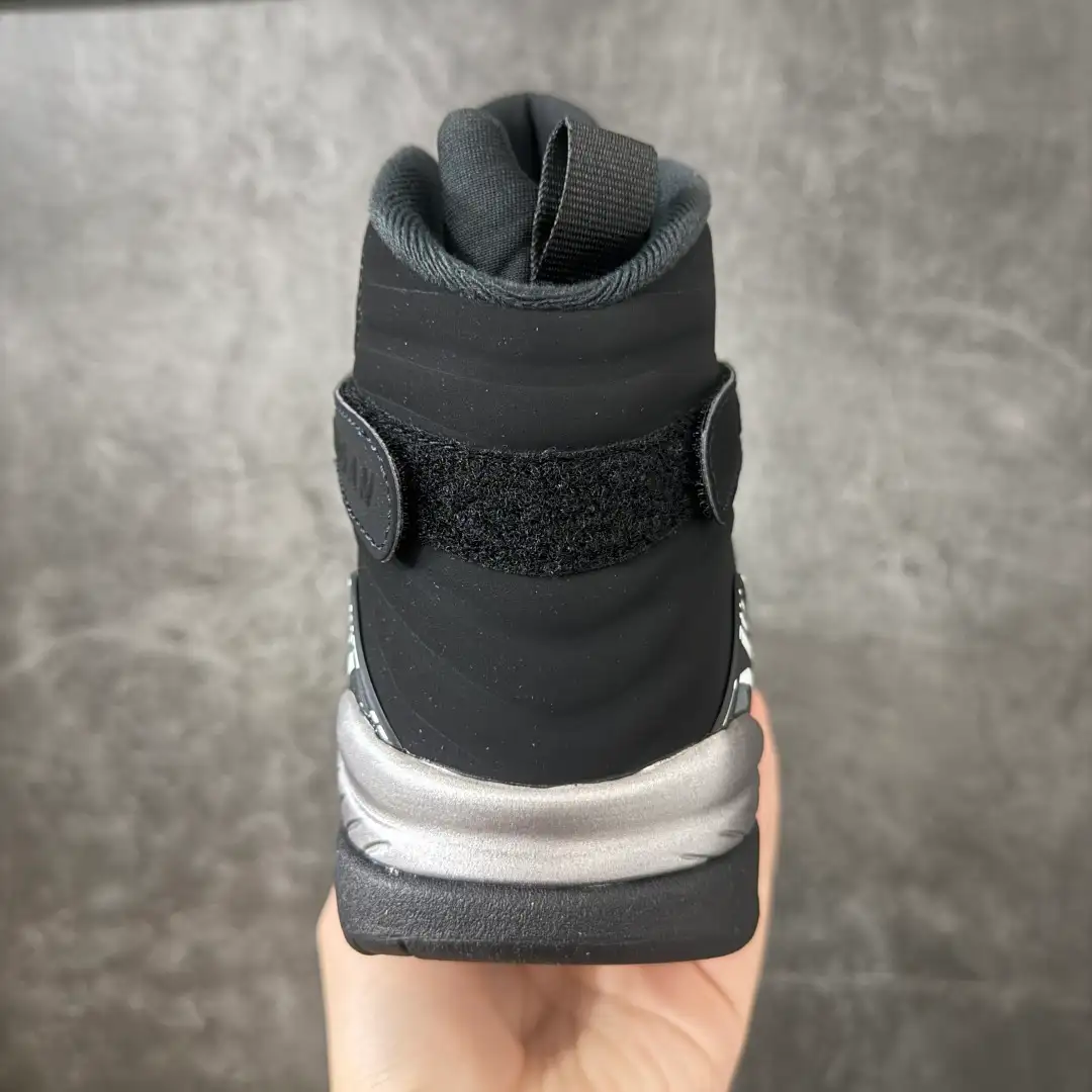 Air Jordan 8 Retro “Chrome” Sneakers - Image 9