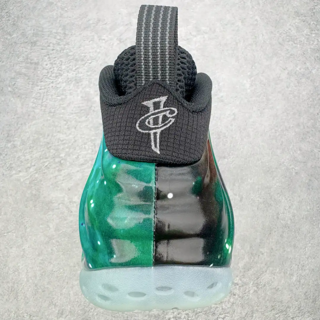 Nike Galaxy Green Foamposite Sneakers - Image 4