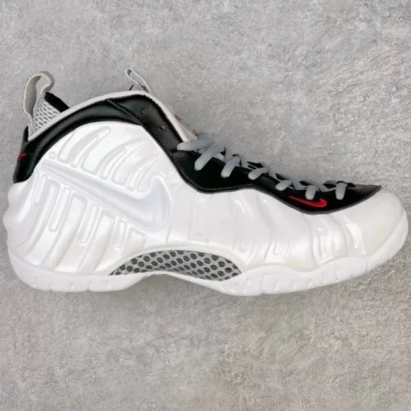 Nike White Foamposite Pro Sneakers