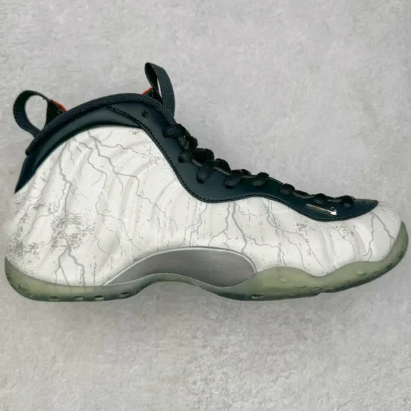 Nike Tekken 8 White Foamposite One Sneakers