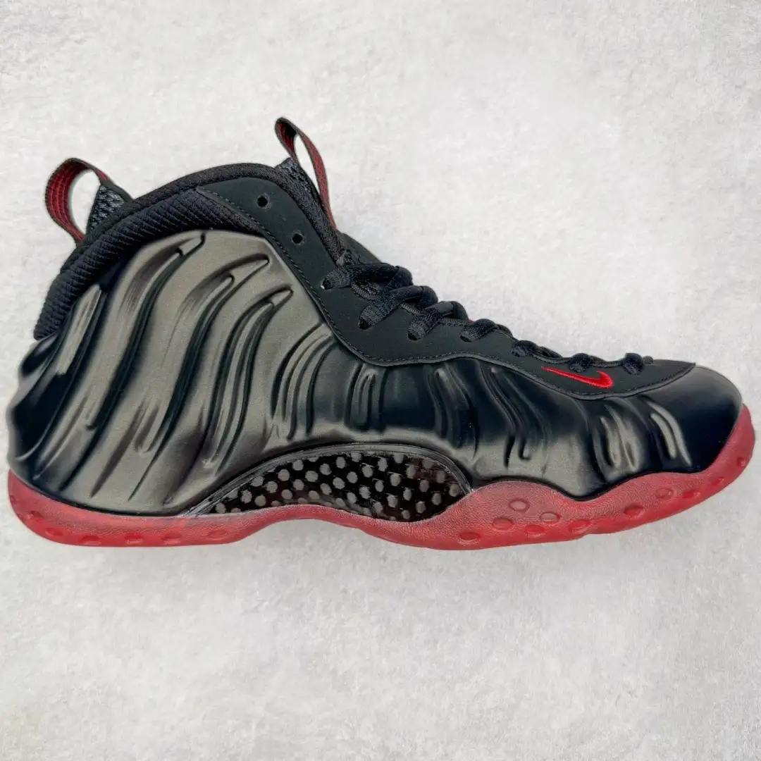Nike Black Red Foamposite One Sneakers - Image 1