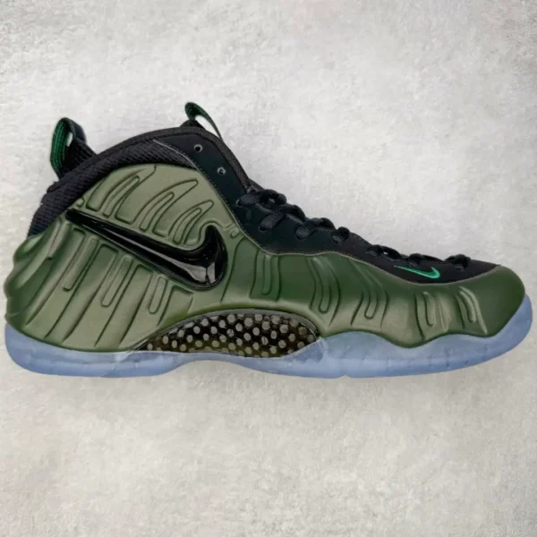 Nike Pine Green Foamposite Pro Sneakers