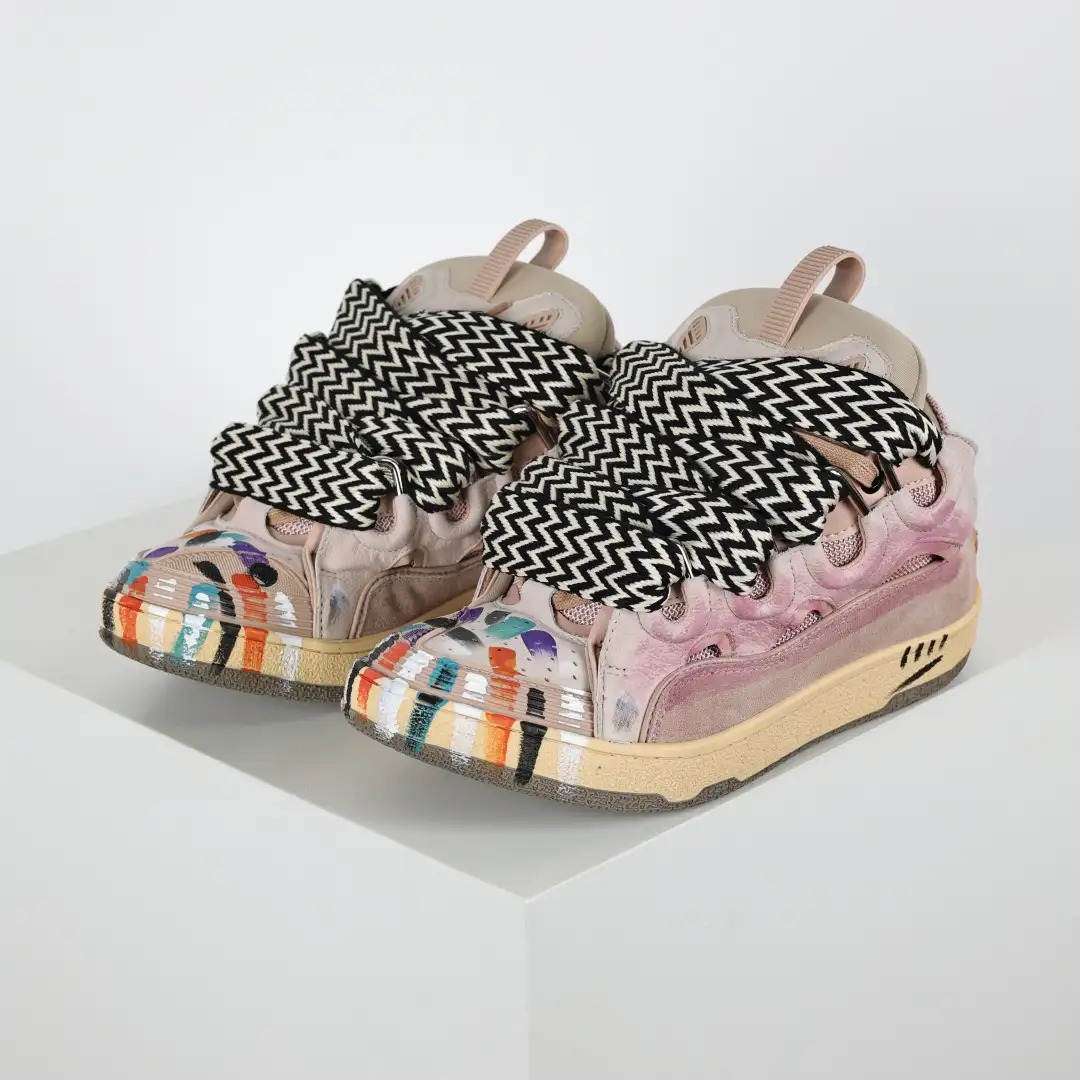 Lanvin Curb Splatter Sneakers - Image 2