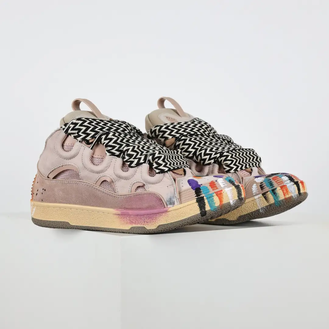 Lanvin Curb Splatter Sneakers - Image 3