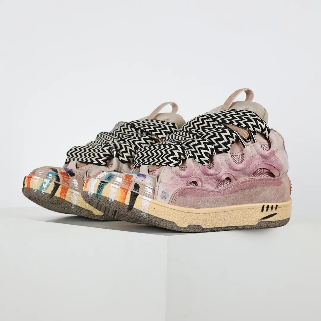 Lanvin Curb Splatter Sneakers - Image 4