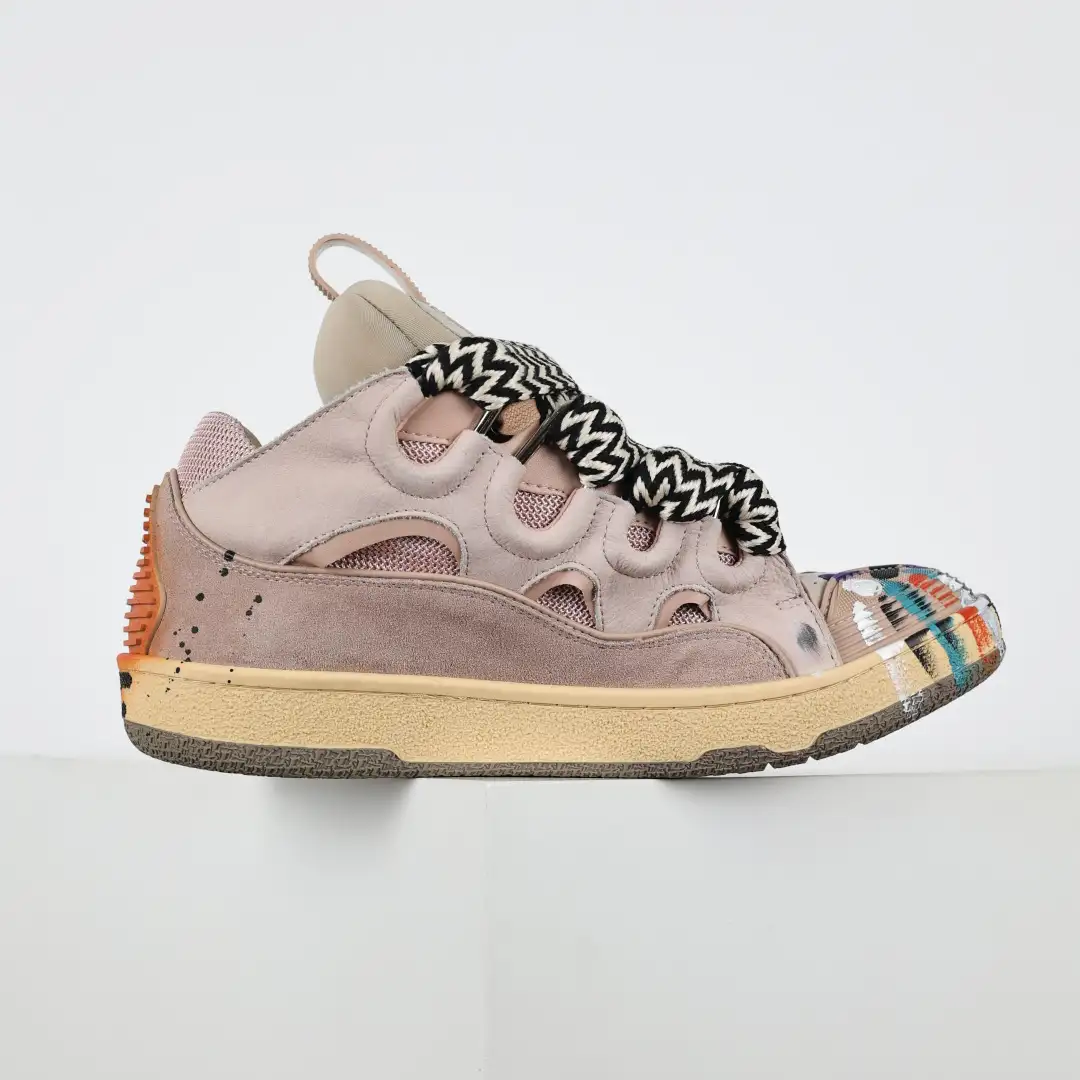 Lanvin Curb Splatter Sneakers - Image 1