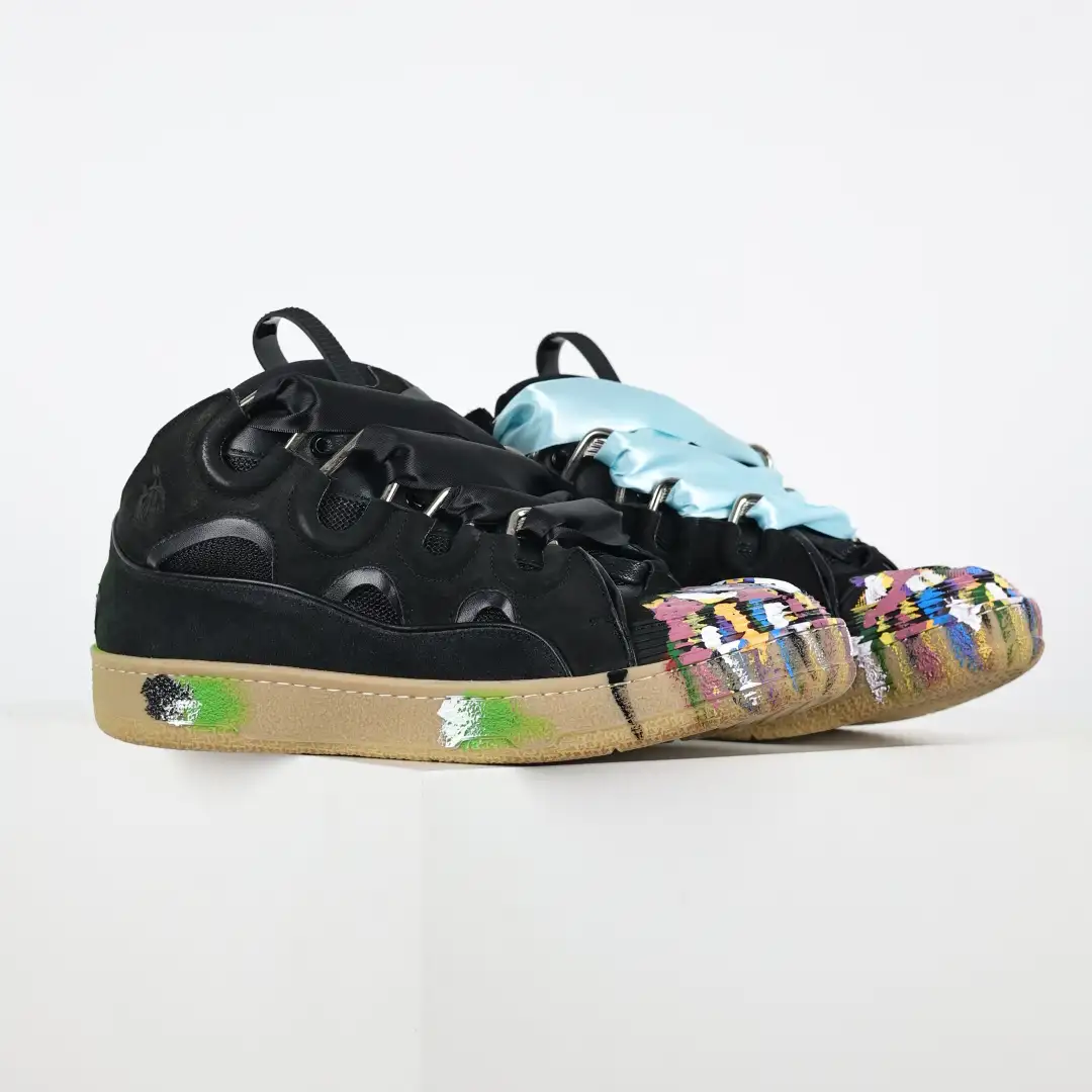 Lanvin Curb Splatter Sneakers - Image 2