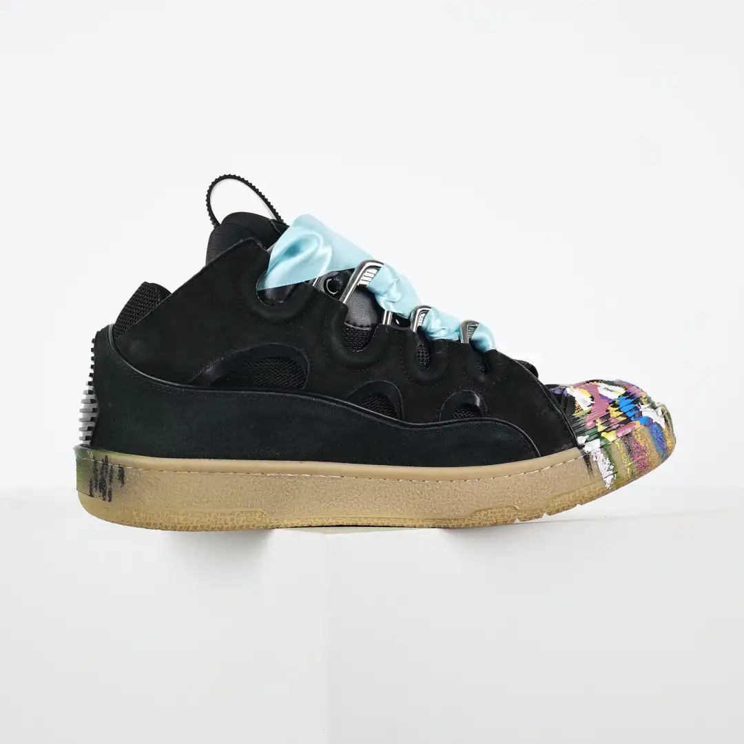 Lanvin Curb Splatter Sneakers - Image 1