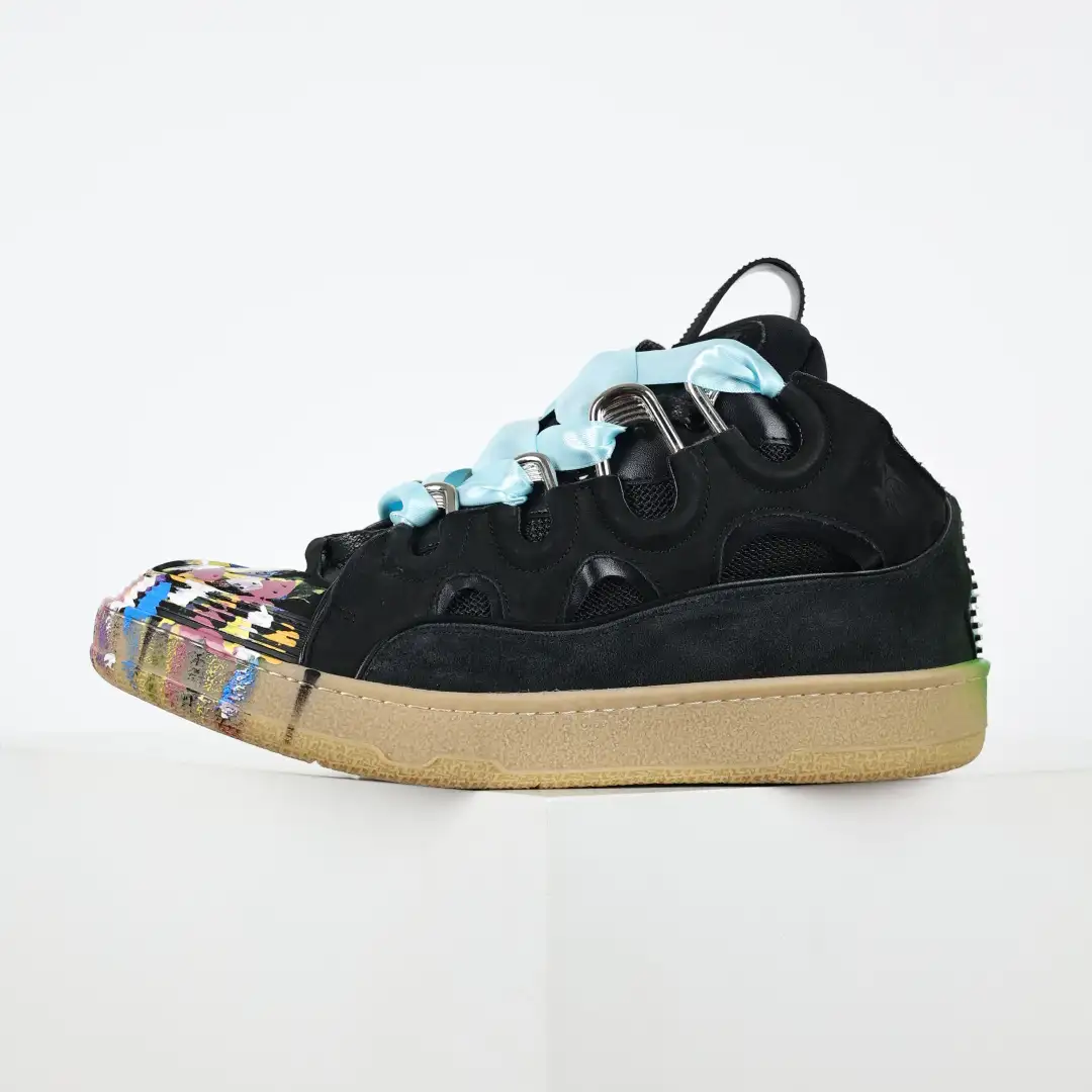 Lanvin Curb Splatter Sneakers - Image 9