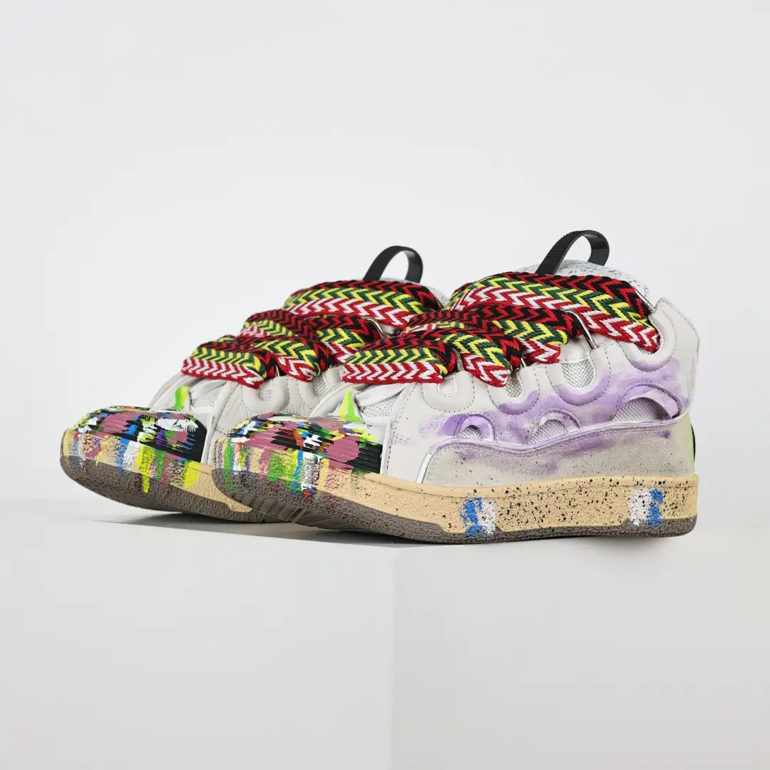 Lanvin Curb Splatter Sneakers - Image 3