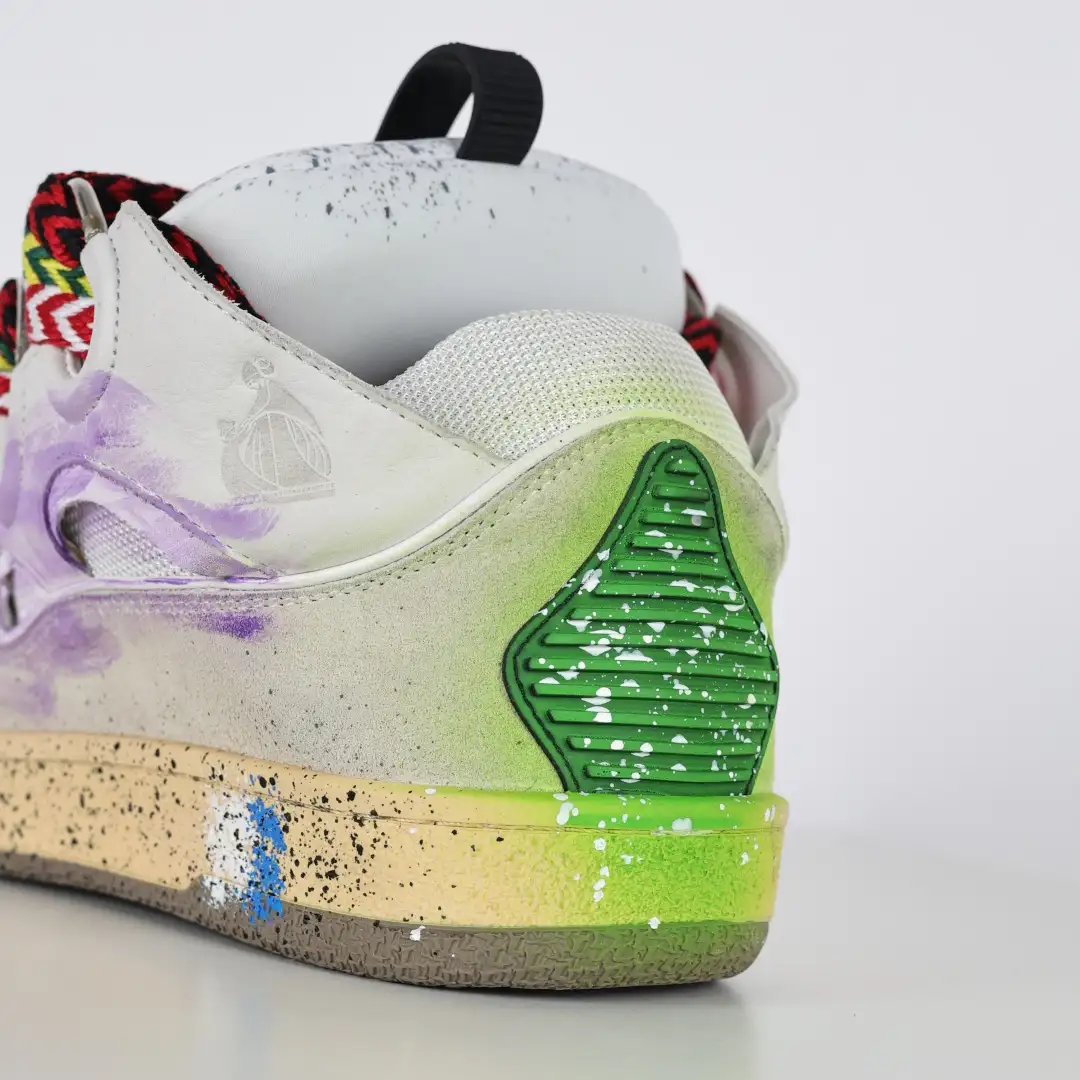 Lanvin Curb Splatter Sneakers - Image 6