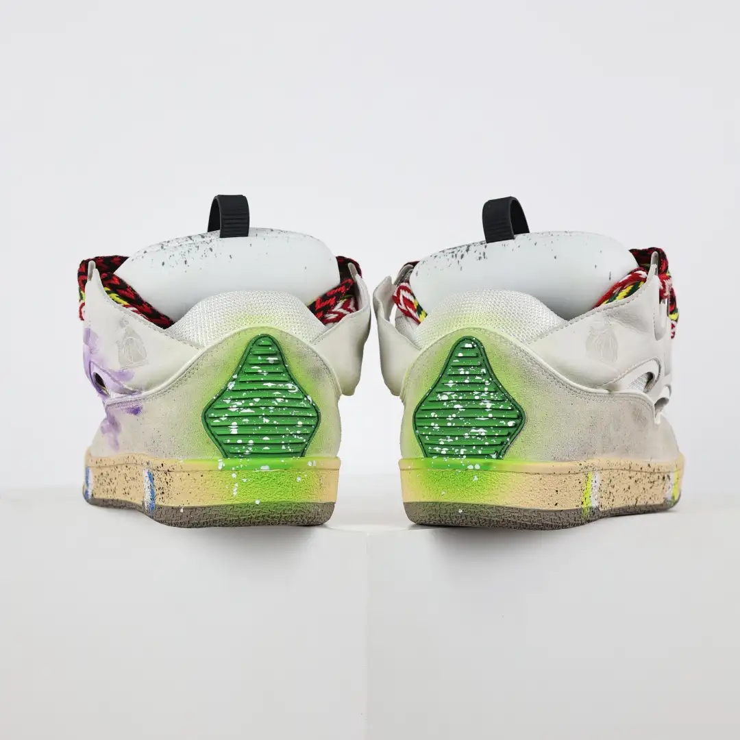 Lanvin Curb Splatter Sneakers - Image 8