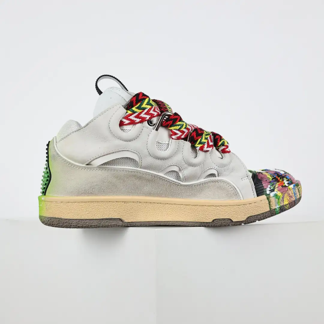 Lanvin Curb Splatter Sneakers - Image 1