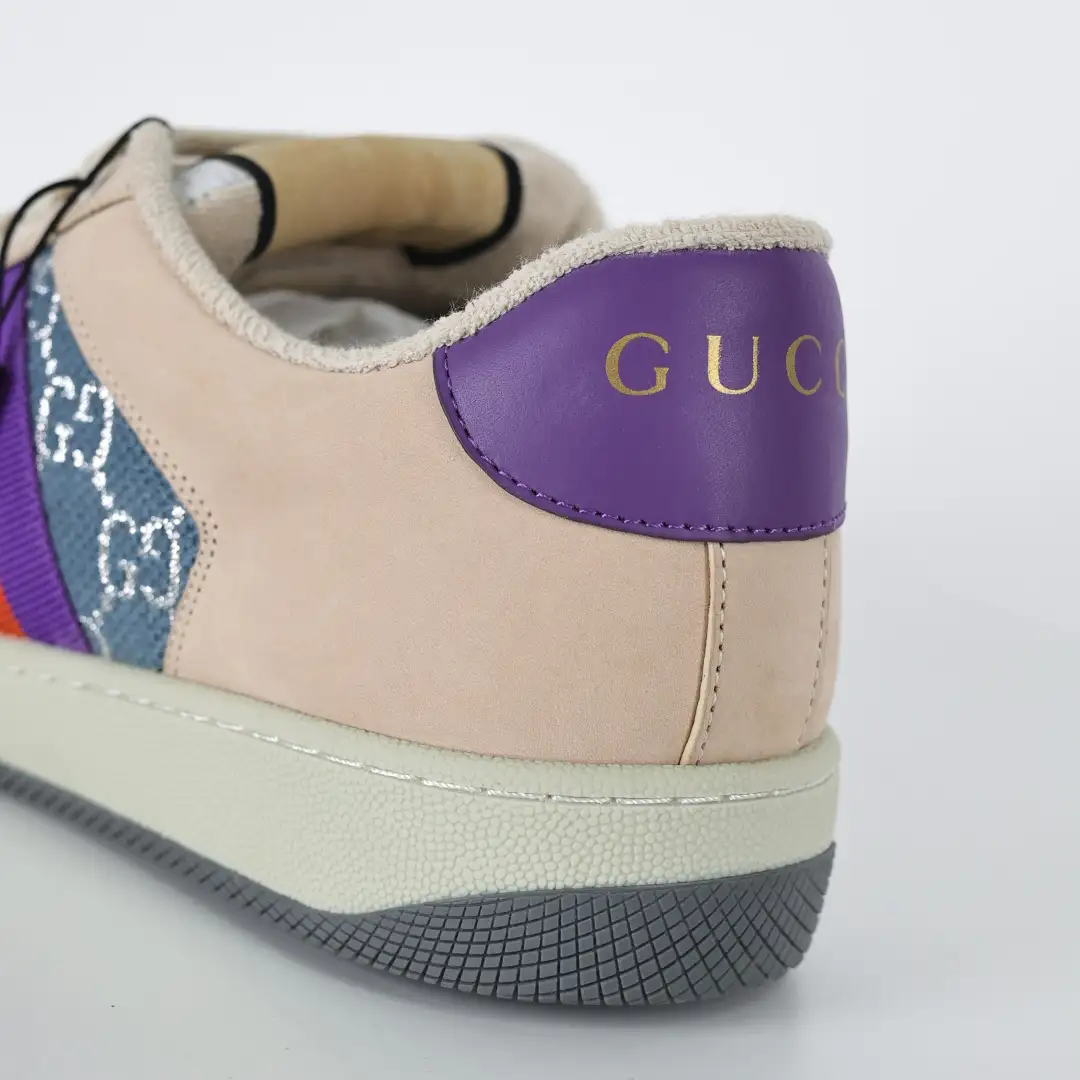 Gucci Screener Sneakers – Purple Denim - Image 4