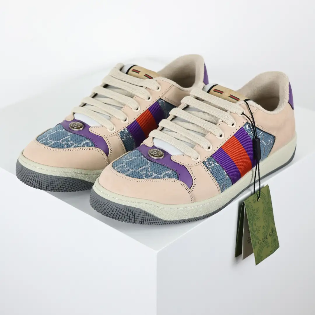 Gucci Screener Sneakers – Purple Denim - Image 5