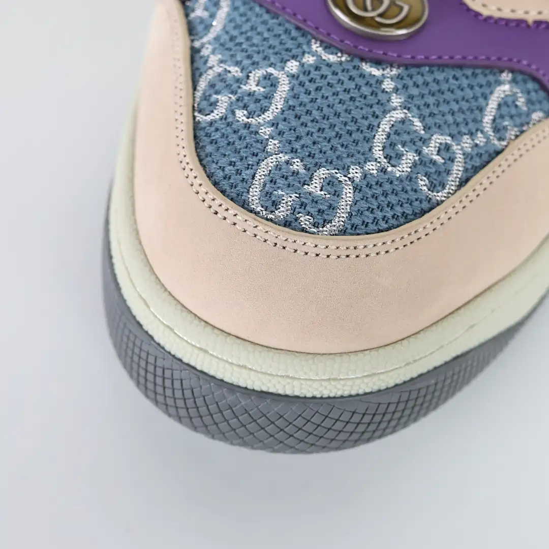 Gucci Screener Sneakers – Purple Denim - Image 6