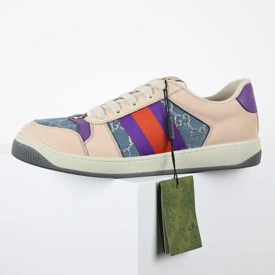 Gucci Screener Sneakers – Purple Denim - Image 9