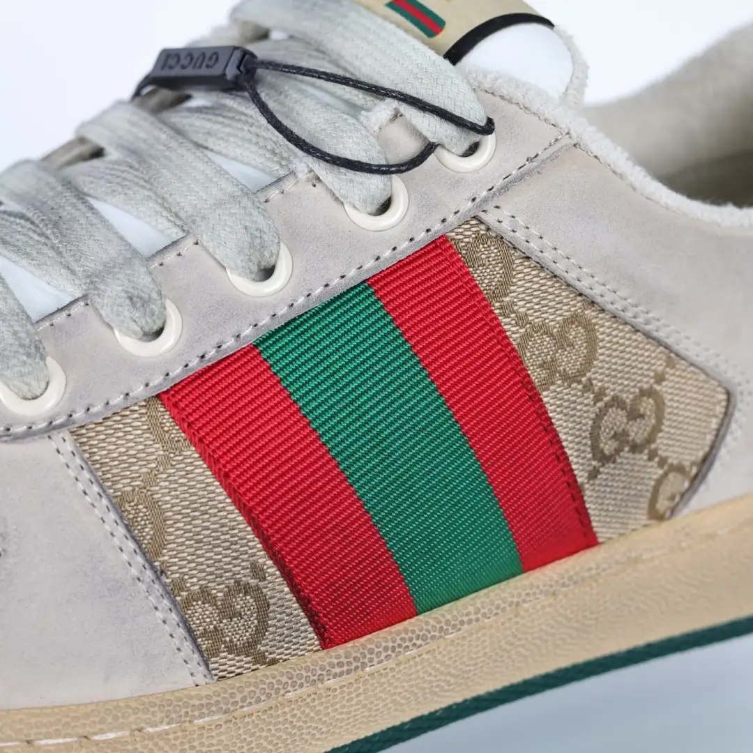 Gucci Screener Sneakers – Apricot Pink - Image 7