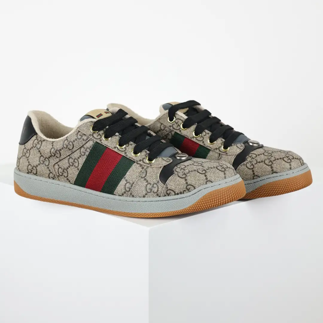 Gucci Screener GG Sneakers – Vintage Brown - Image 5