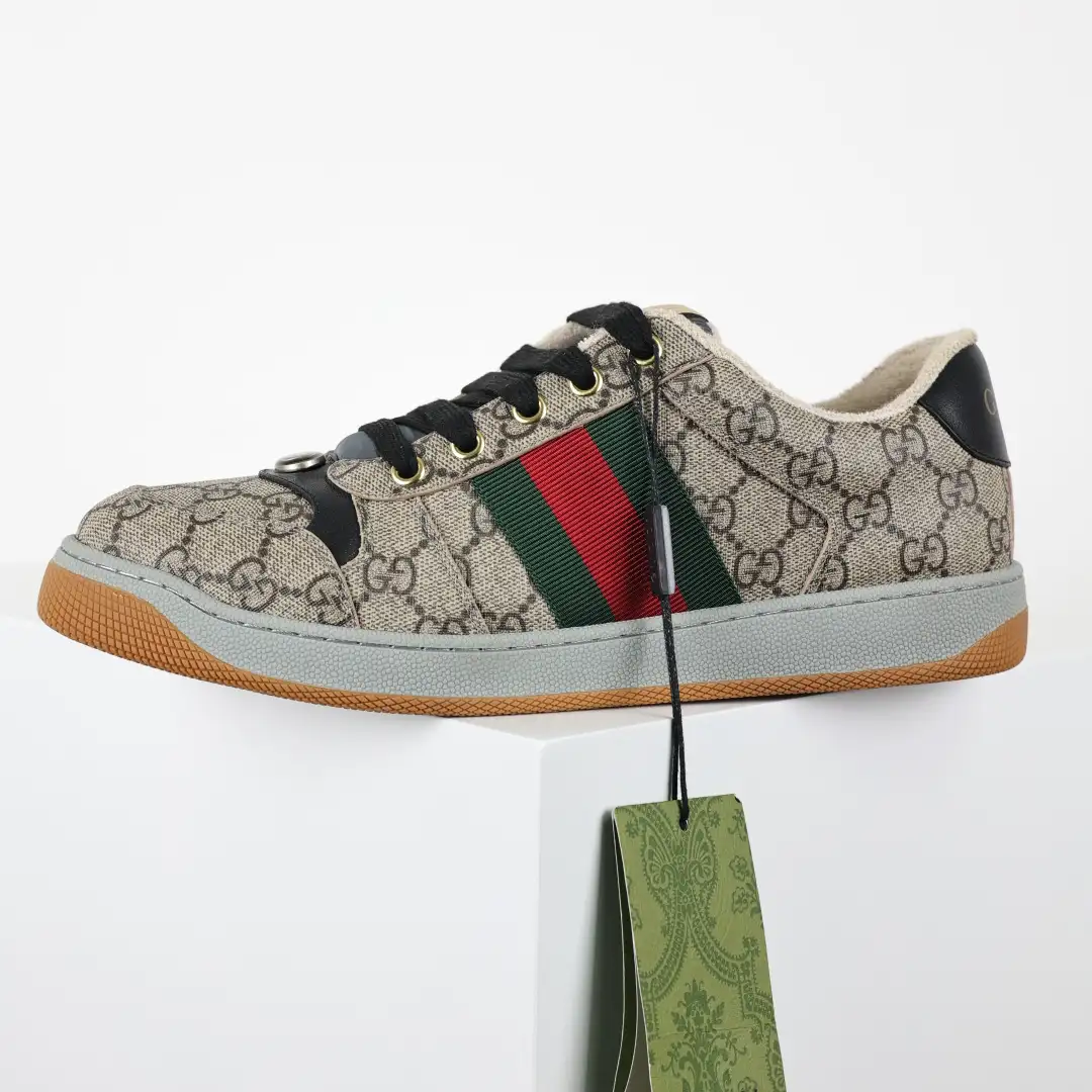 Gucci Screener GG Sneakers – Vintage Brown - Image 9