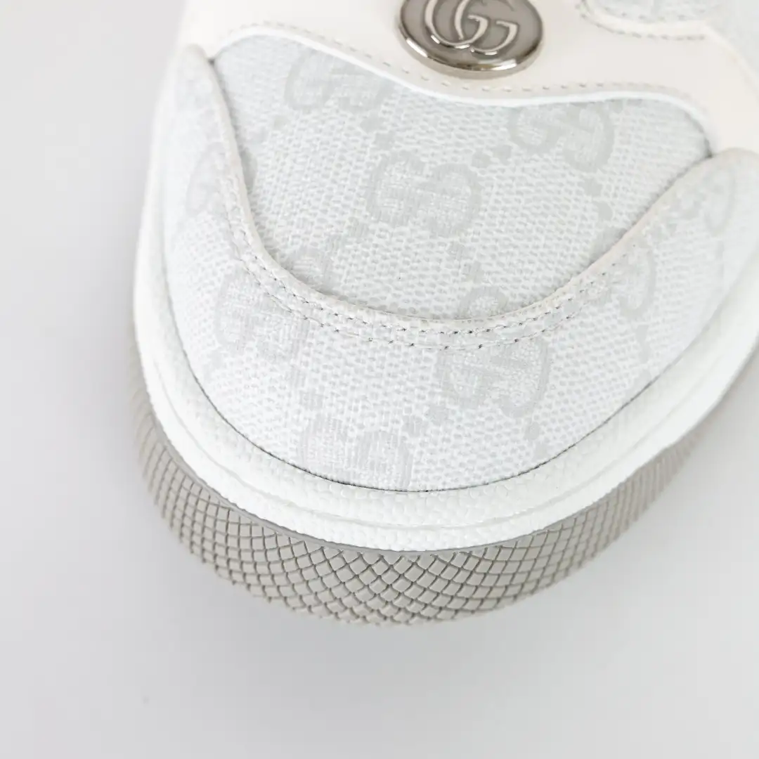 Gucci Screener Sneakers – White & Pink - Image 6