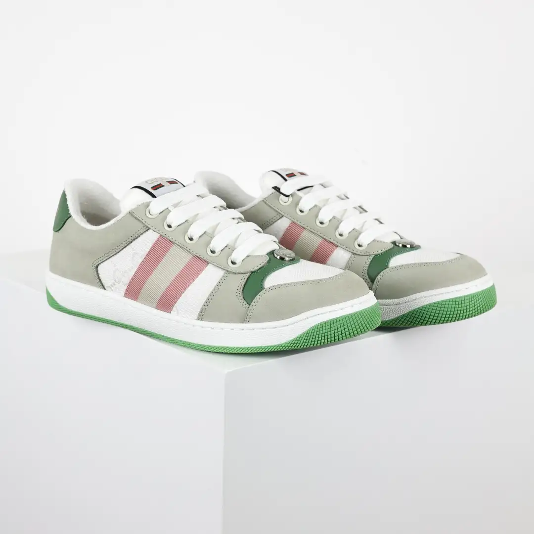 Gucci Screener Sneakers – Green Apple - Image 5