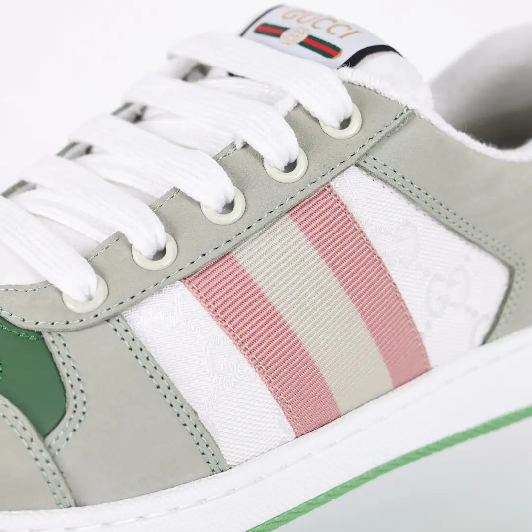 Gucci Screener Sneakers – Green Apple - Image 6