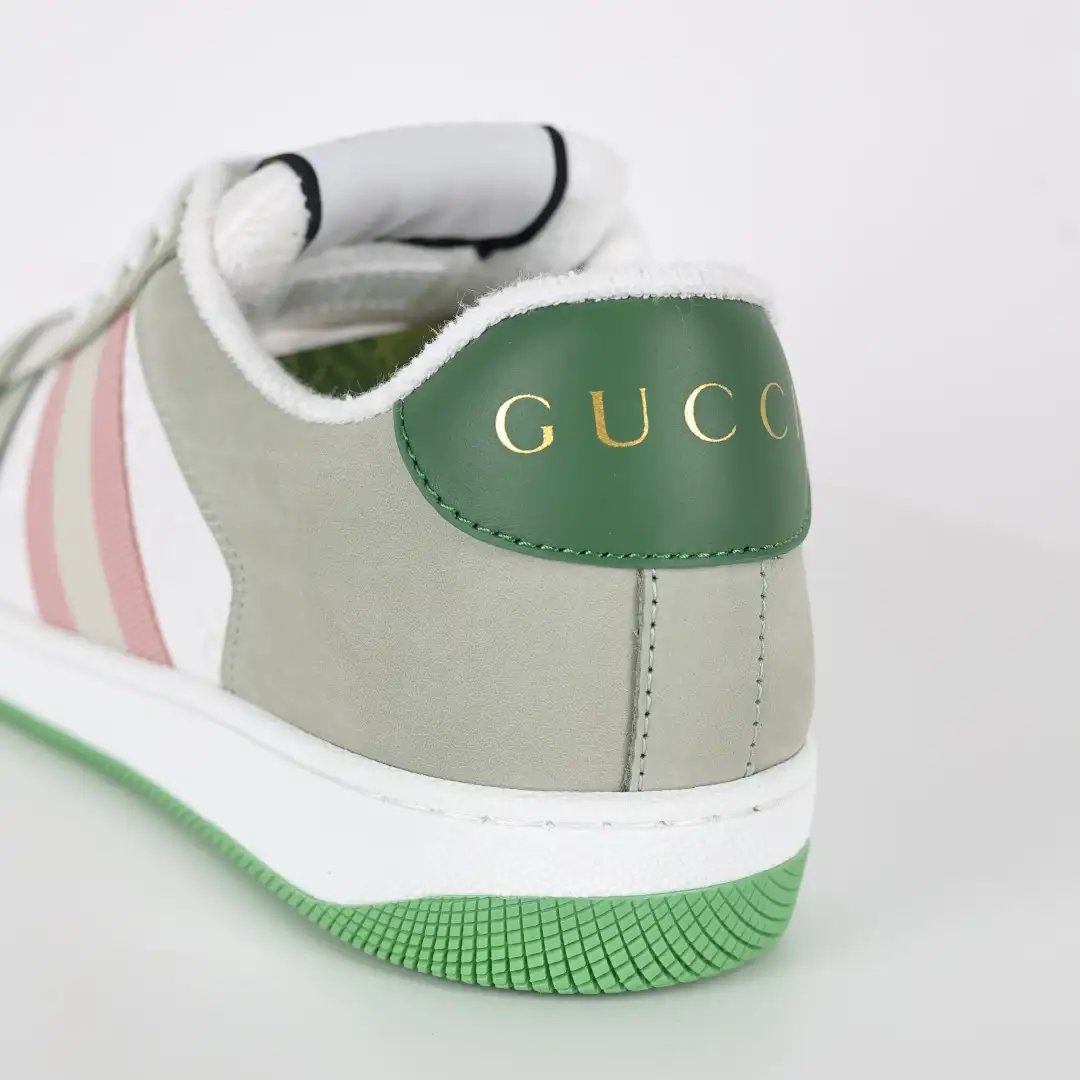 Gucci Screener Sneakers – Green Apple - Image 3