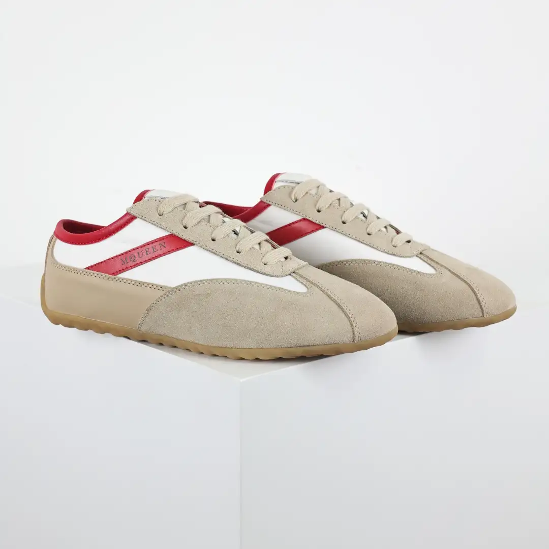 McQueen Boxe Suede Sneakers - Image 4