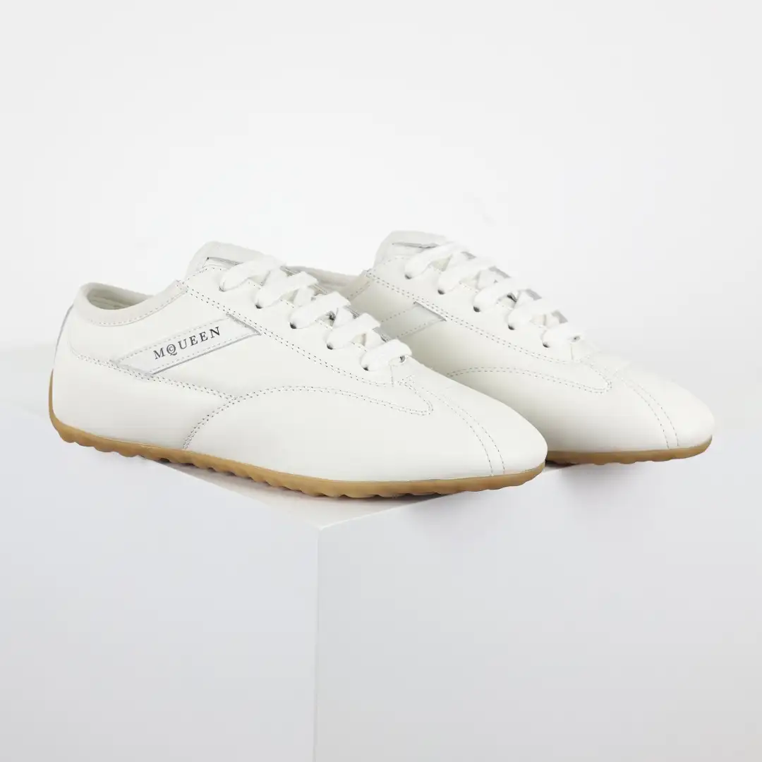 McQueen Boxe Cream Sneakers - Image 6
