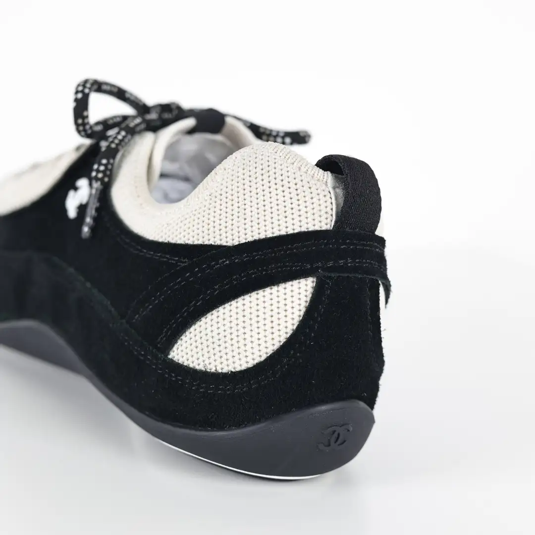 Chanel 26A Black White Panda Sneakers - Image 5