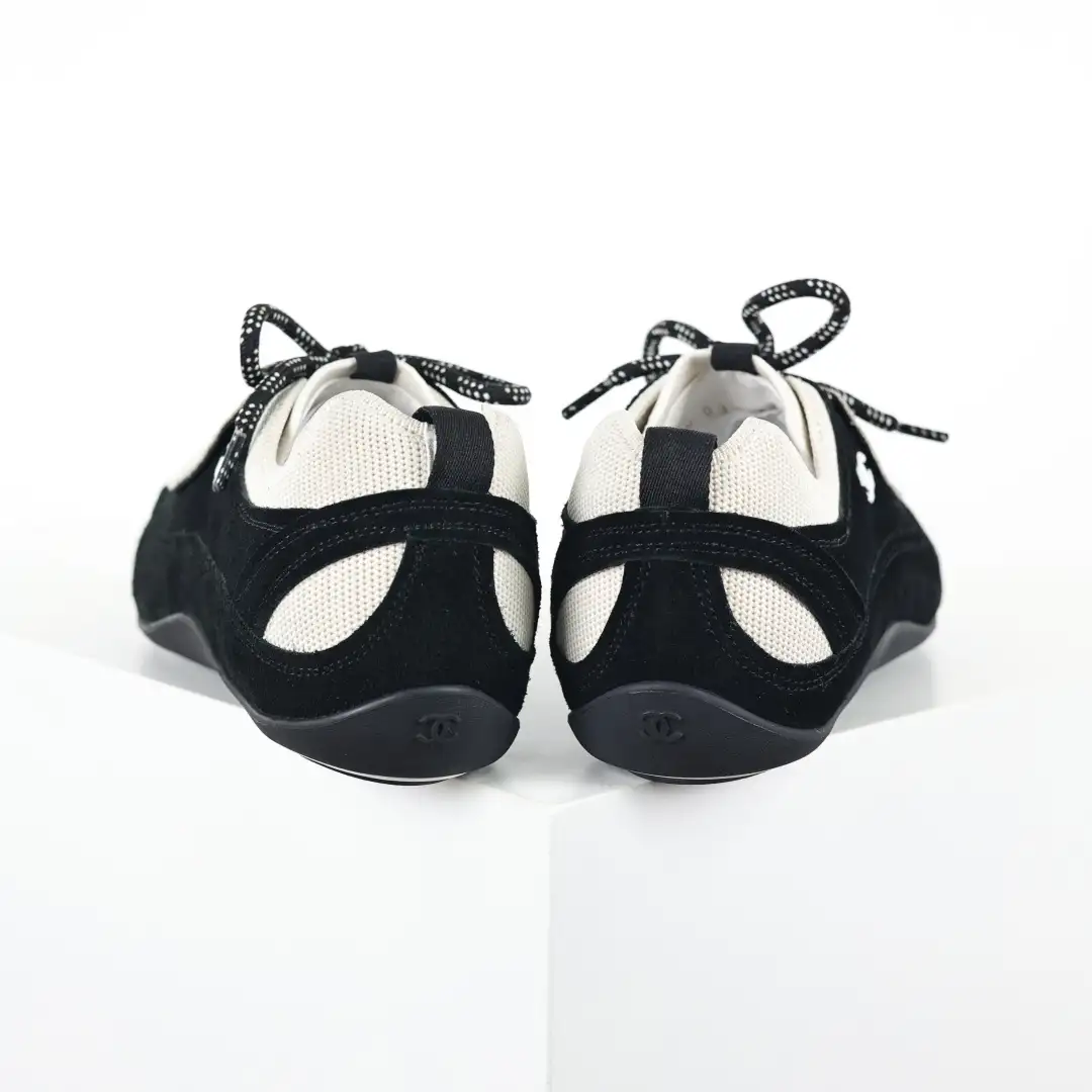 Chanel 26A Black White Panda Sneakers - Image 8