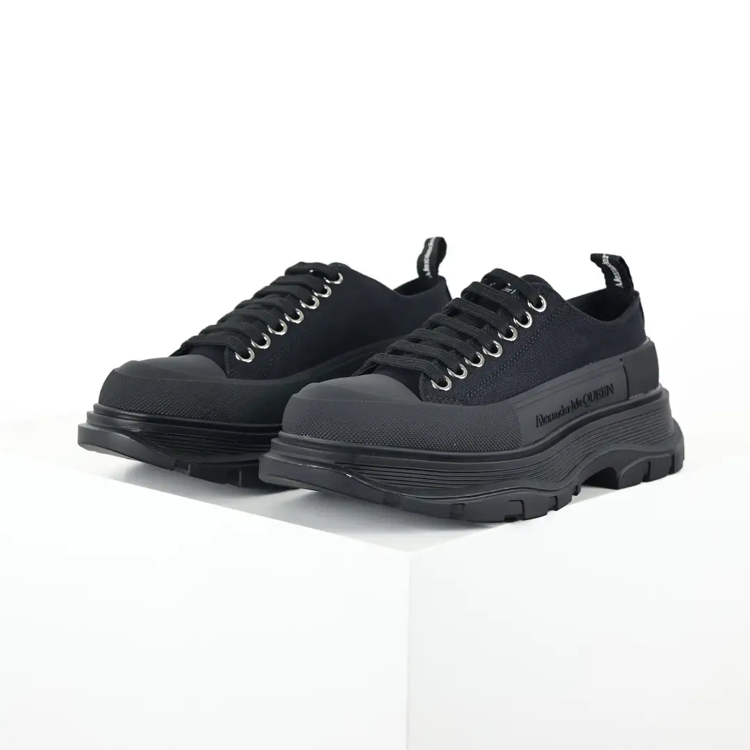 McQueen Tread Slick Black Sneakers - Image 3