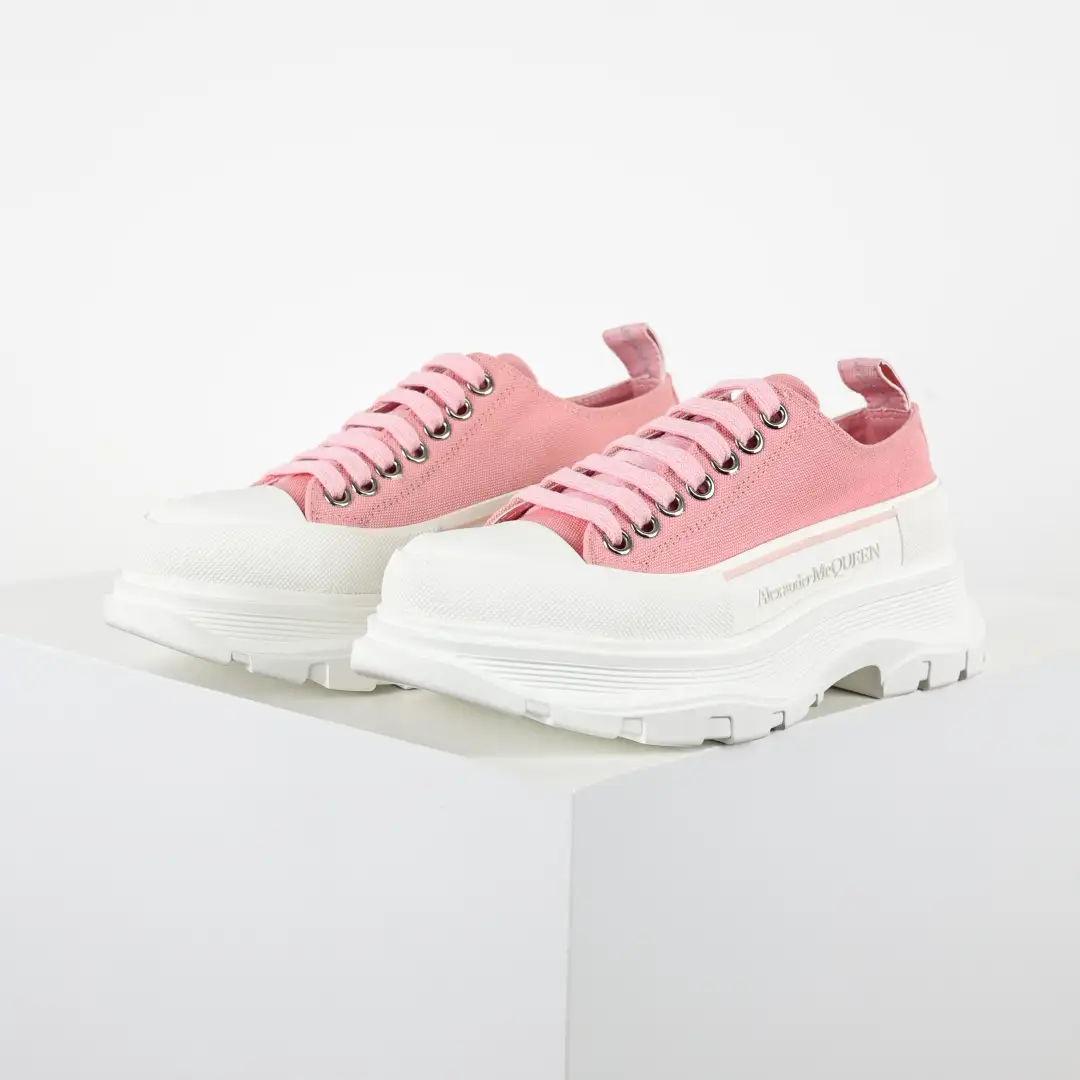 McQueen Tread Slick Pink/White Sneakers - Image 3