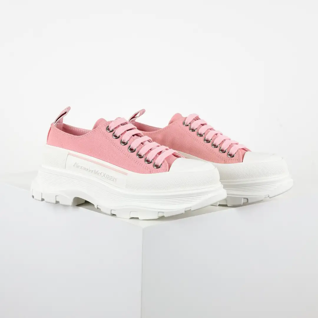 McQueen Tread Slick Pink/White Sneakers - Image 4