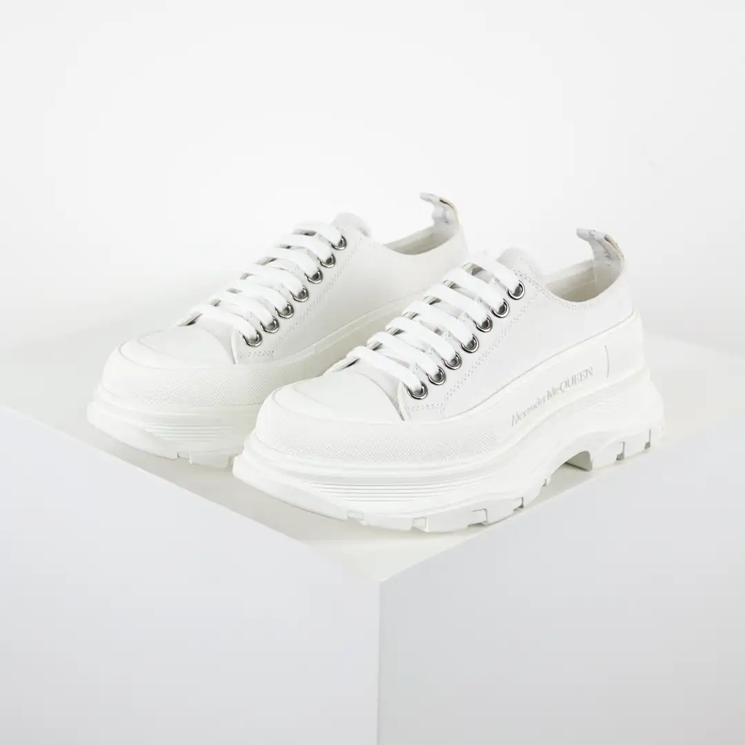 McQueen Tread Slick White Sneakers - Image 3
