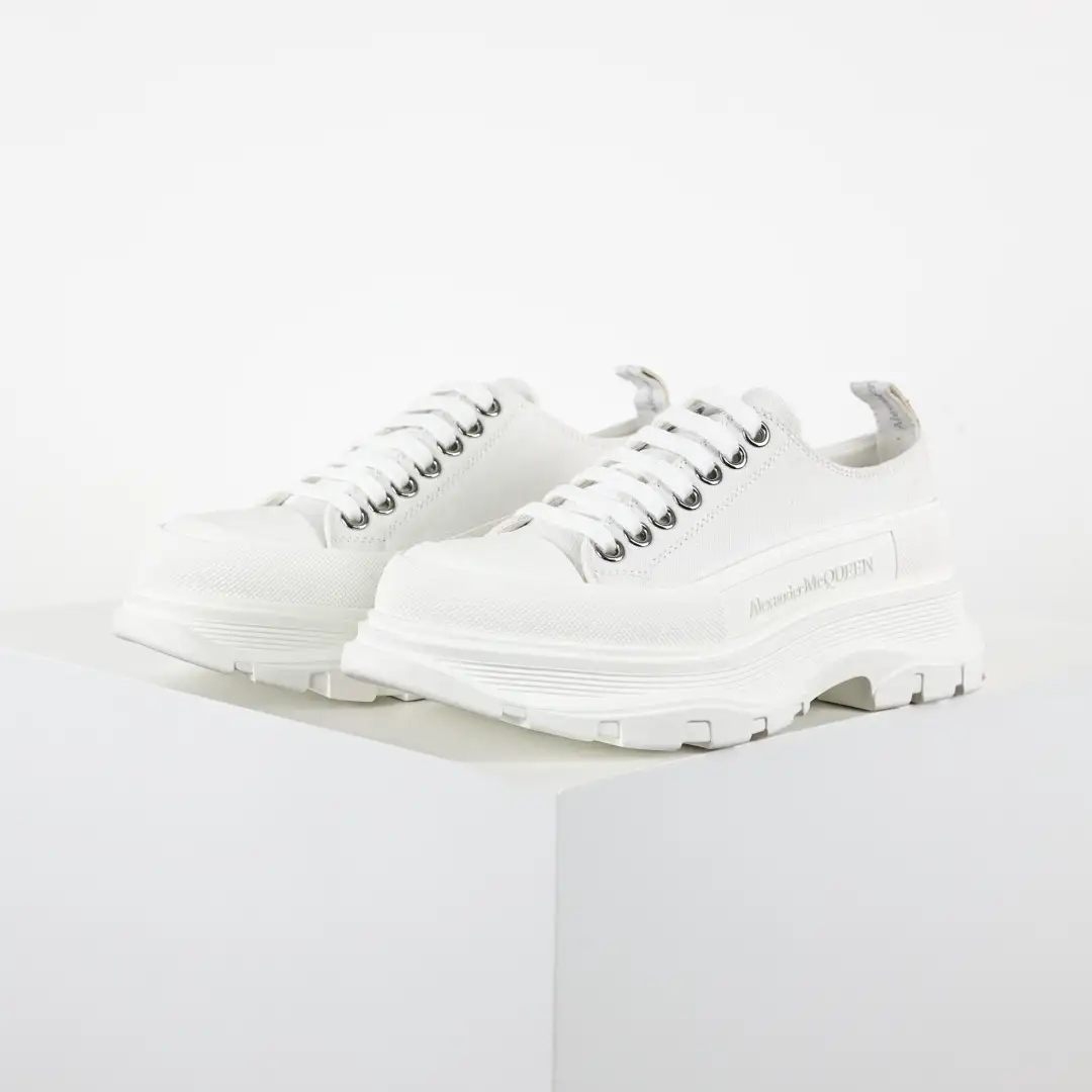 McQueen Tread Slick White Sneakers - Image 2