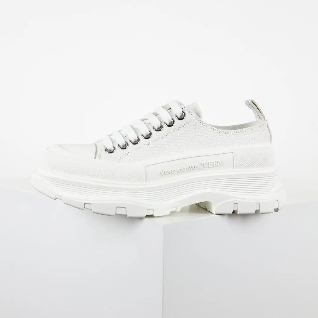 McQueen Tread Slick White Sneakers - Image 9