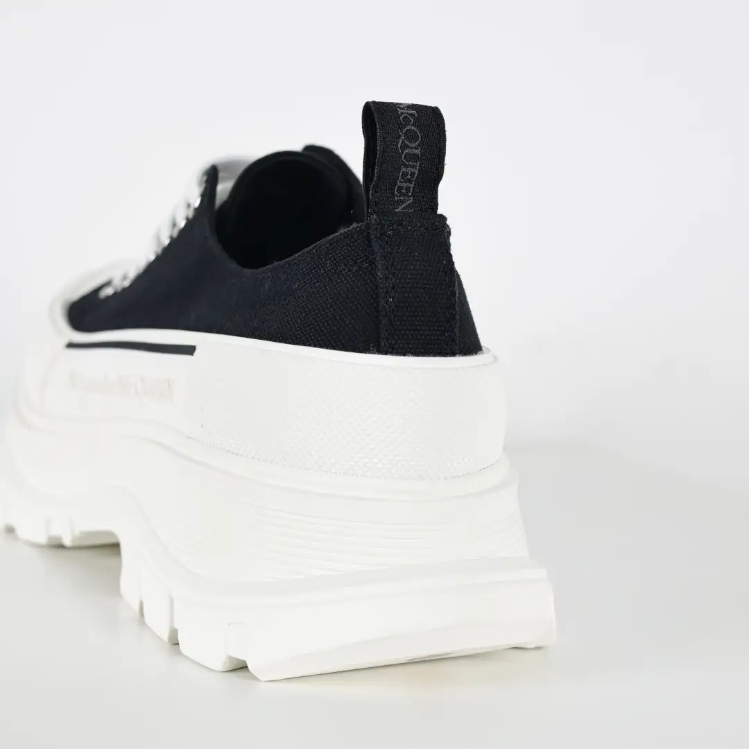 McQueen Tread Slick Black/White Sneakers - Image 5