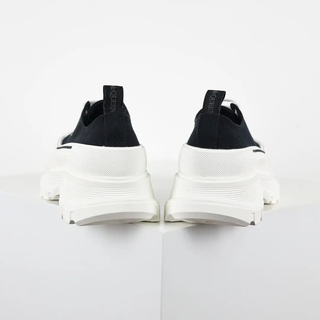 McQueen Tread Slick Black/White Sneakers - Image 9