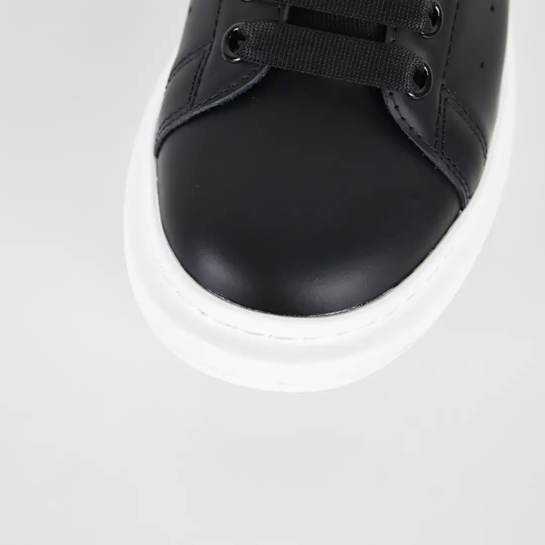 Alexander McQueen Black/White Heel Sneakers - Image 5