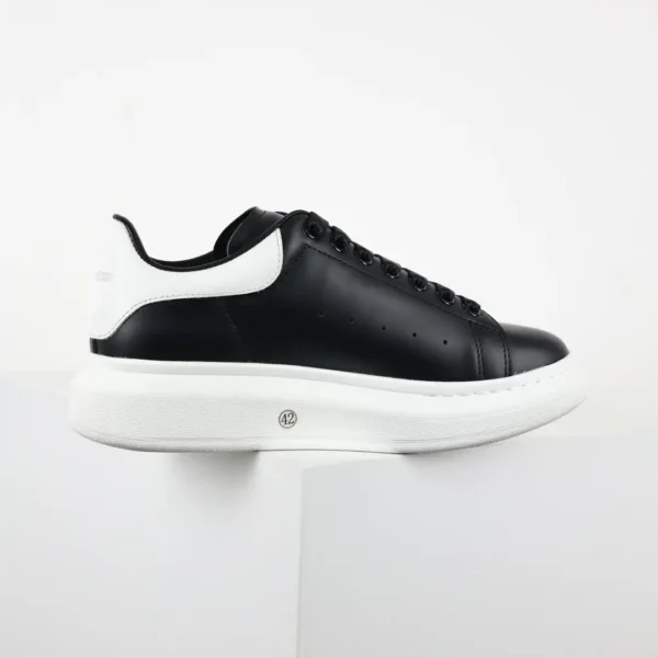 Alexander McQueen Black/White Heel Sneakers