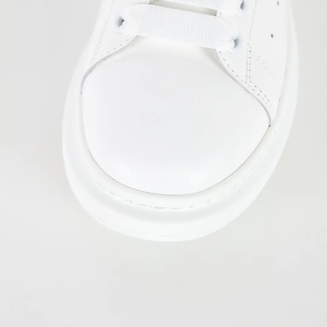 Alexander McQueen White/Black Rhinestone Sneakers - Image 7