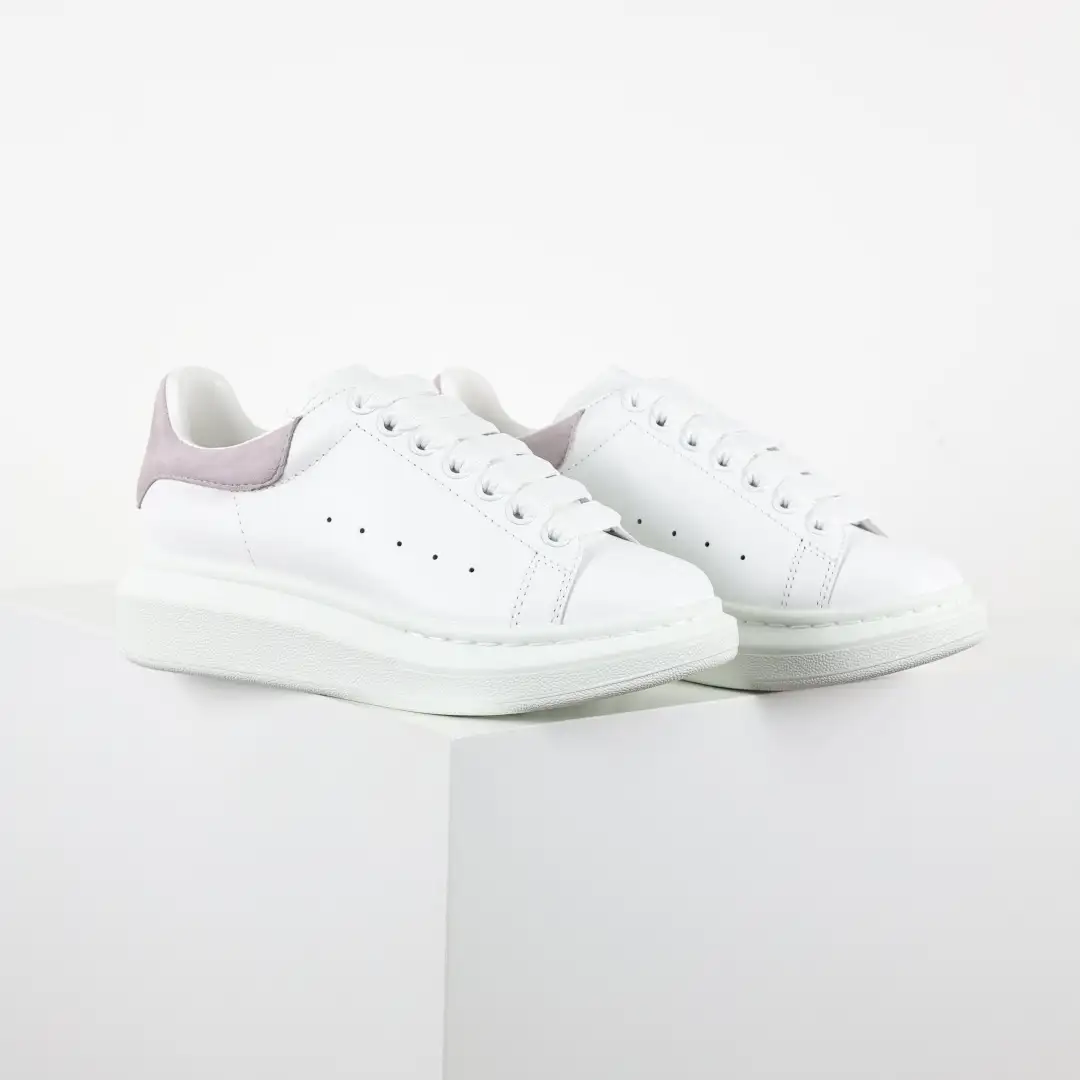 Alexander McQueen White/Lavender Sneakers - Image 2