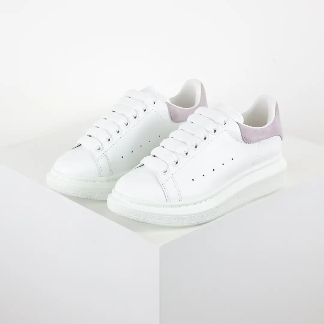 Alexander McQueen White/Lavender Sneakers - Image 3