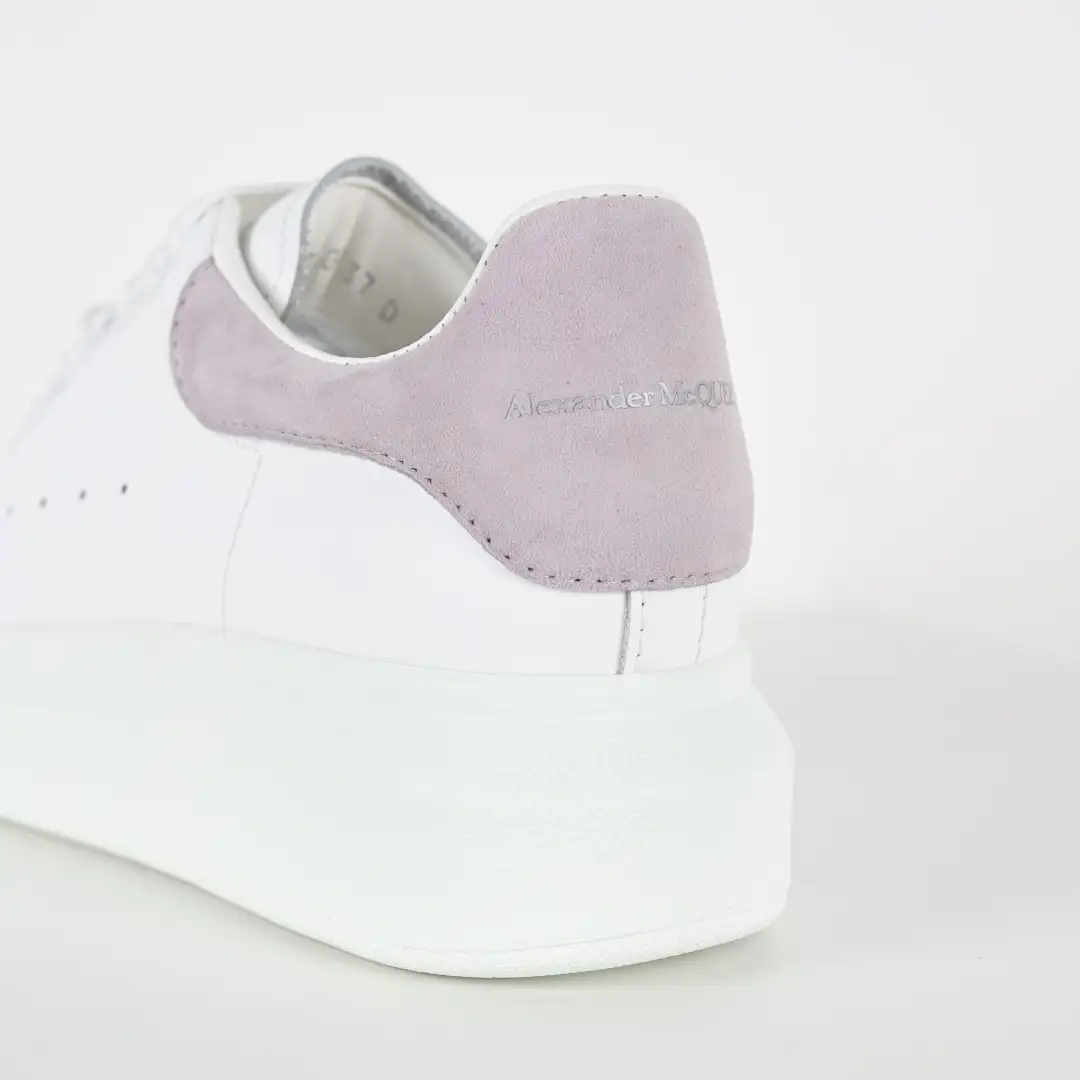 Alexander McQueen White/Lavender Sneakers - Image 5