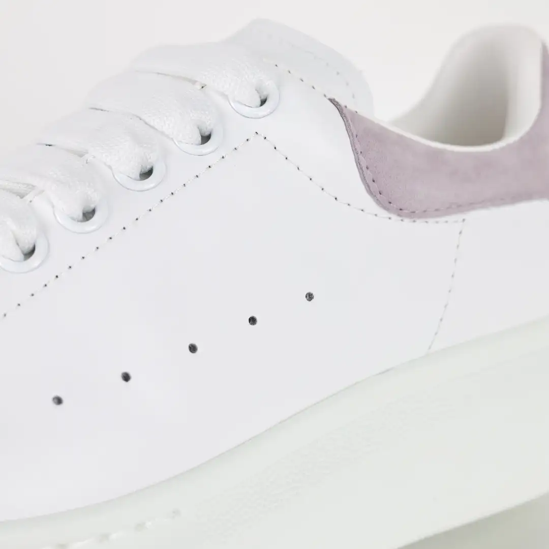 Alexander McQueen White/Lavender Sneakers - Image 6